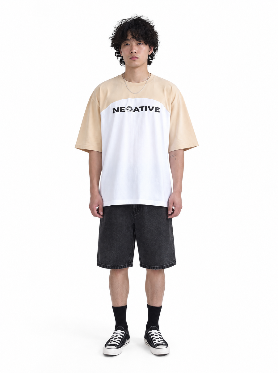 Charlie find your core tee, front view, on model