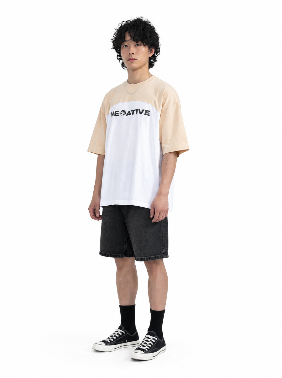 Charlie find your core tee, front view, on model